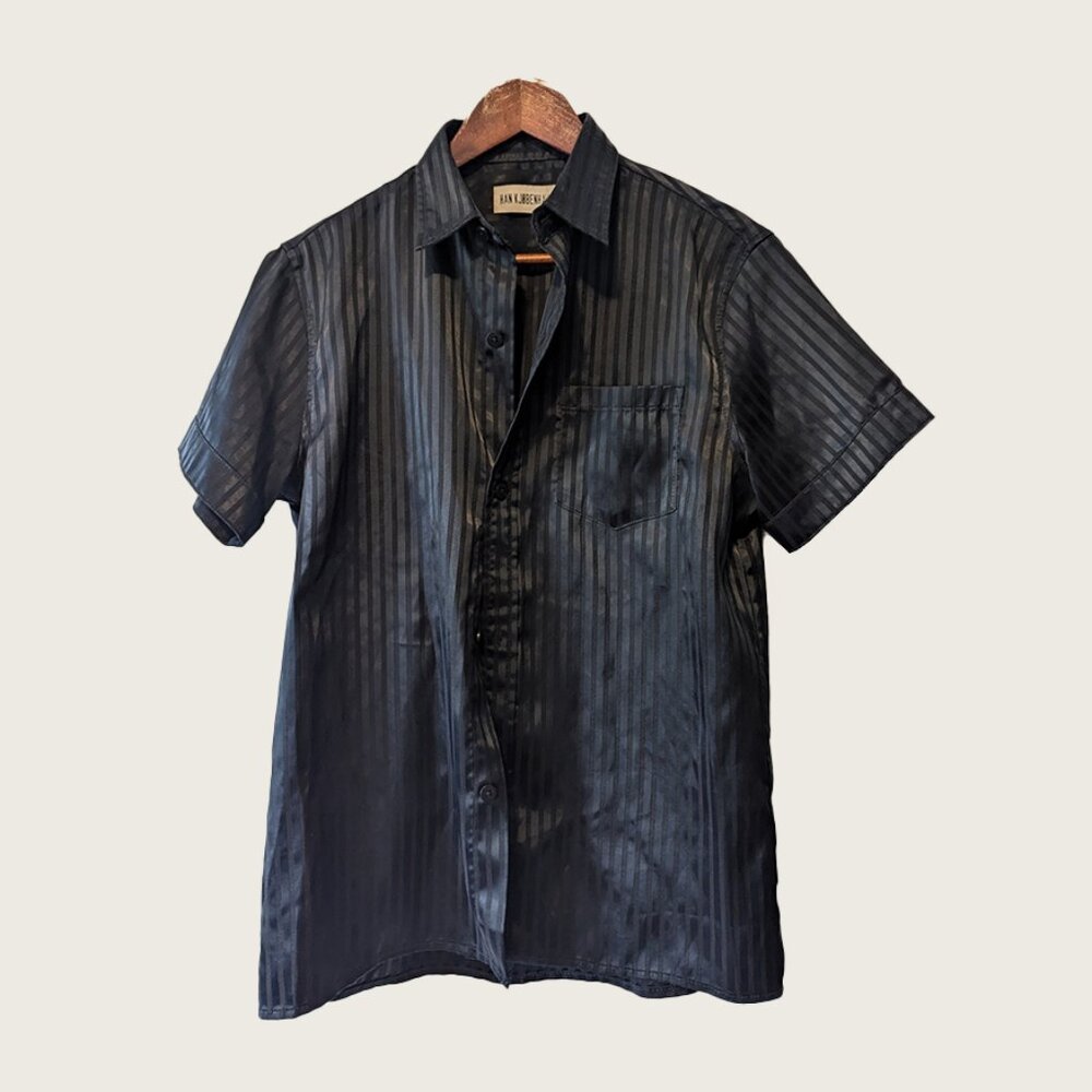 HAN KJOBENHAVN - Black striped shirt - Sz M